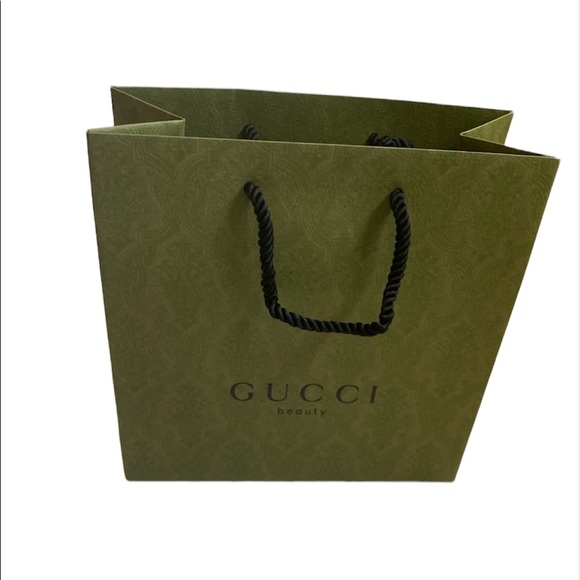 Gucci Handbags - Gucci Green Paper Shopping Bag